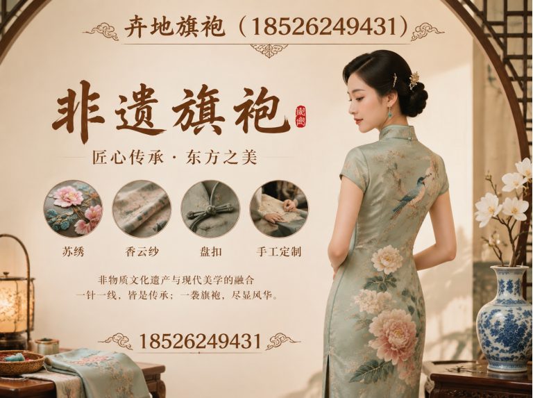 红桥区非遗旗袍展示图